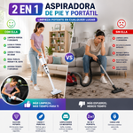 M - ASPIRADORA 2 EN 1 BLANCA HOME 2
