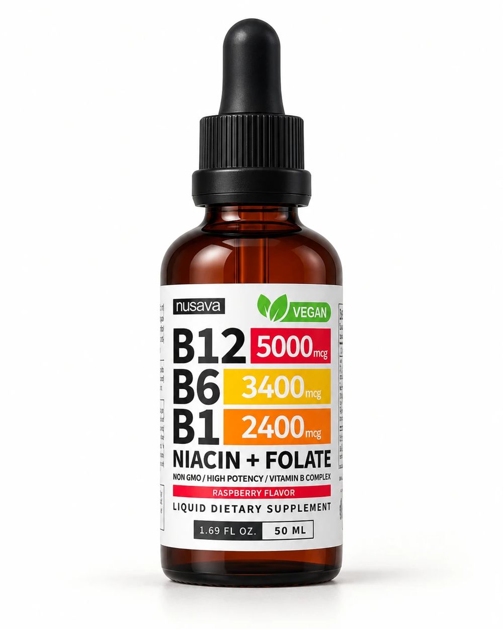 Frasco Nusava B12 con gotero