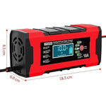 Cargador De Bateria Para Coche 12v 10
