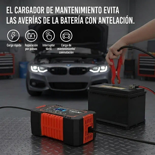 El cargador de mantenimiento evita las averías de la batería con anticipación