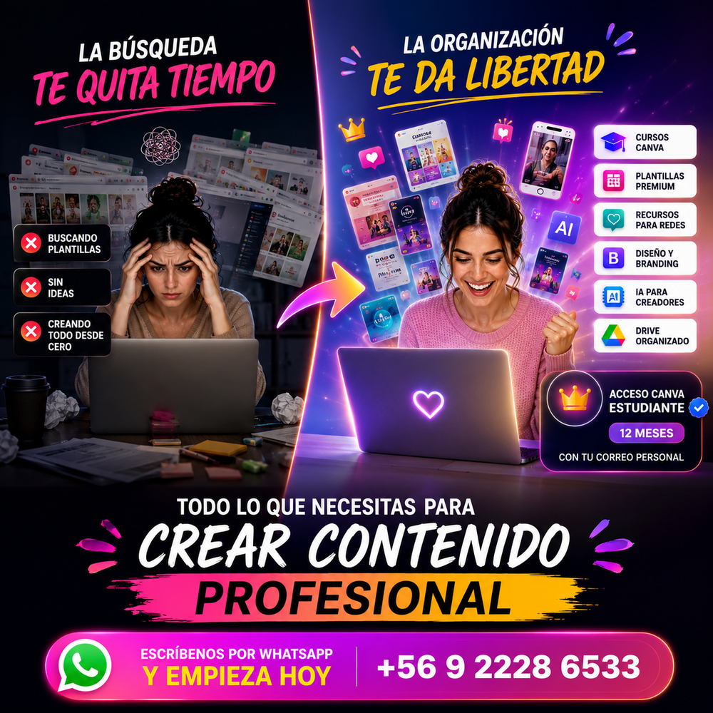 La búsqueda te quita tiempo, la organización te da libertad — todo lo que necesitas para crear contenido profesional