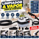 Limpiador A Vapor Presion 2500w Portatil 1